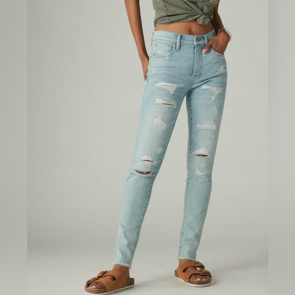 NWT Lucky Brand Bridgette High Rise Skinny Jeans